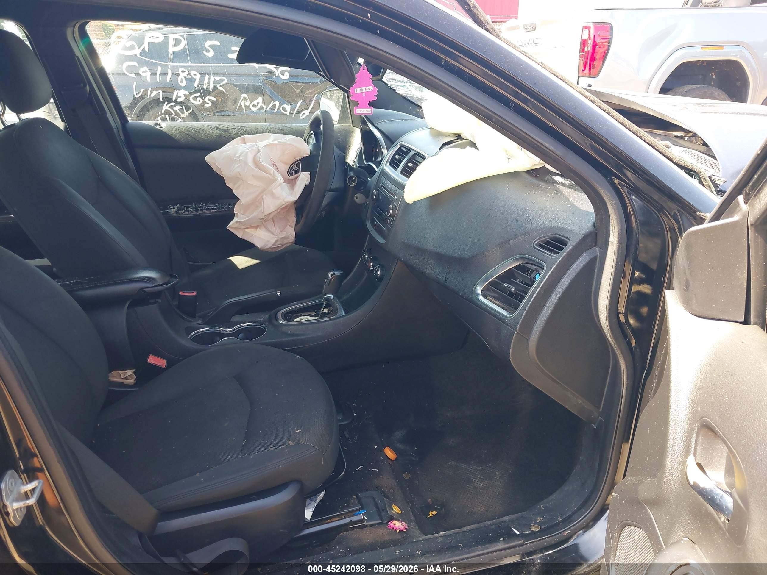 2012 Dodge Avenger Se Black vin: 1C3CDZABXCN171565