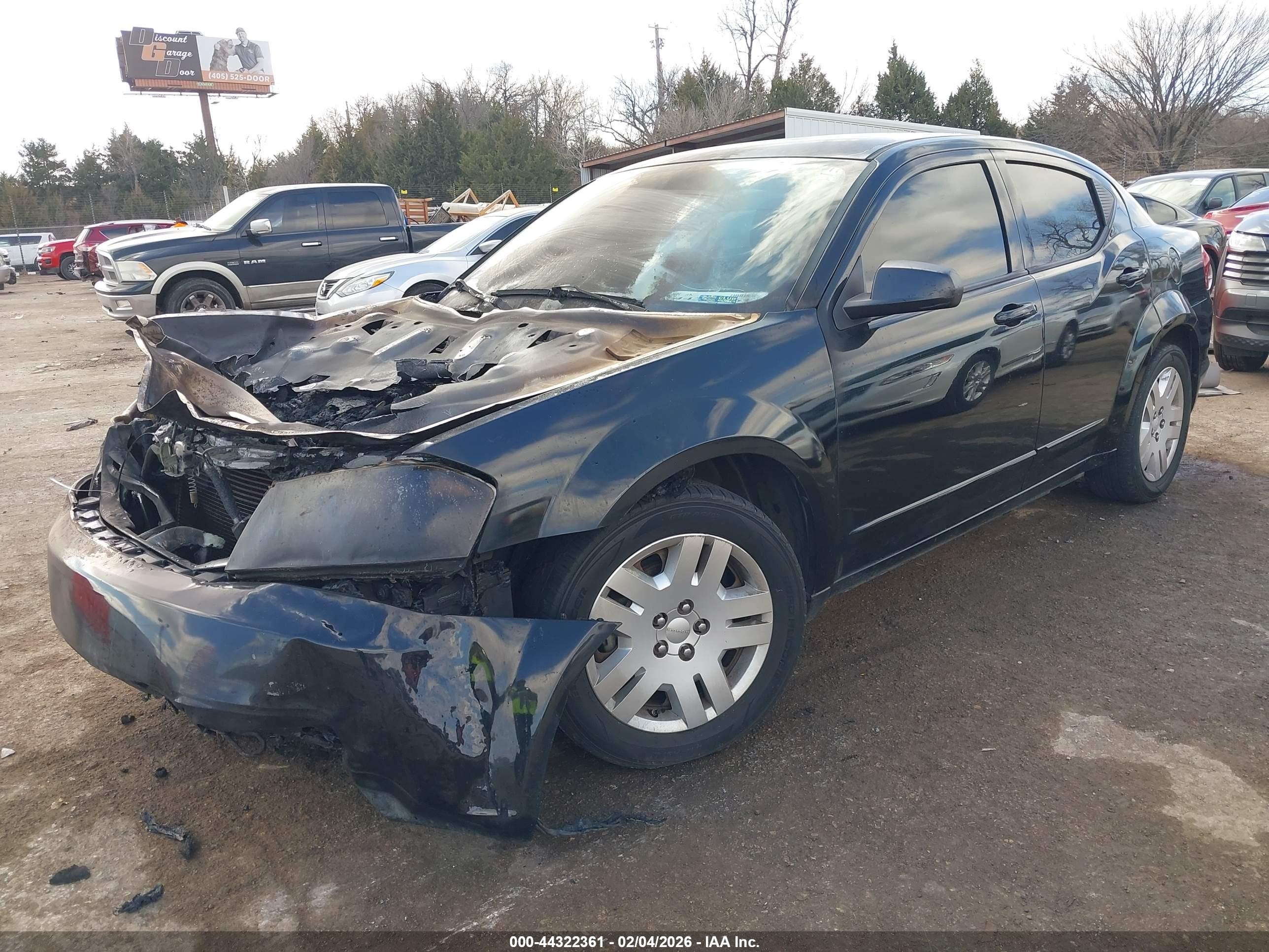 2012 Dodge Avenger Se Black vin: 1C3CDZABXCN242571