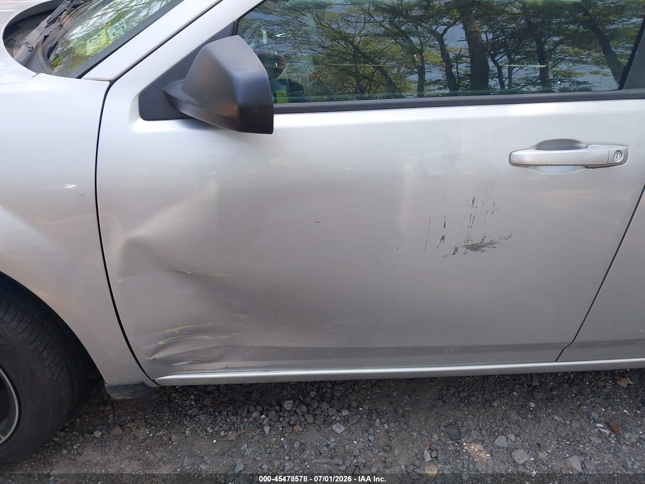 2012 Dodge Avenger Se Silver vin: 1C3CDZABXCN294203