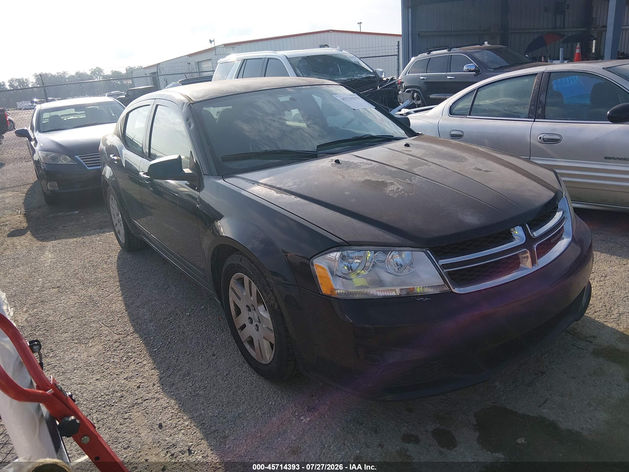 2012 Dodge Avenger Se Черный vin: 1C3CDZABXCN324185