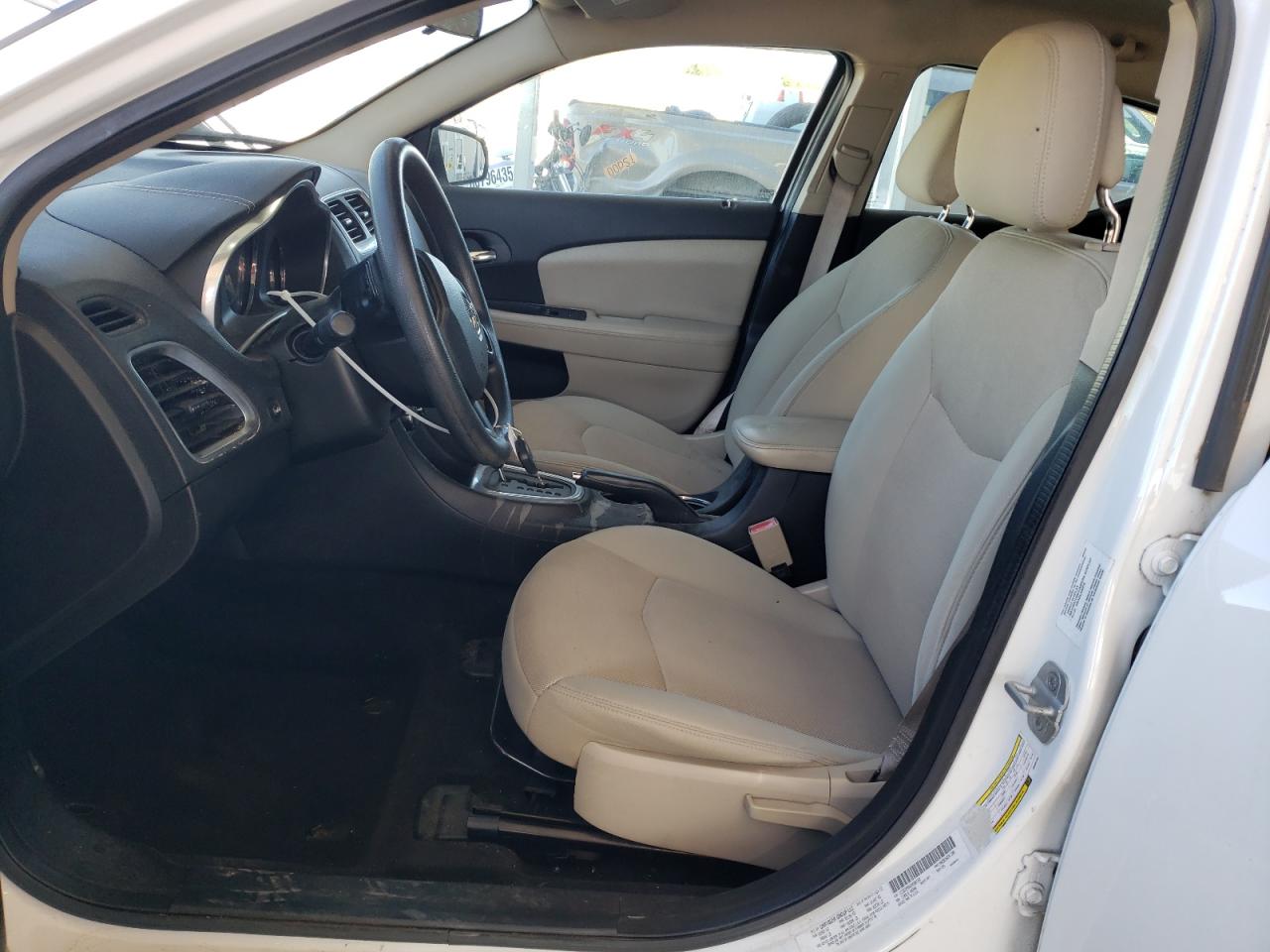2013 Dodge Avenger White vin: 1C3CDZABXDN590162