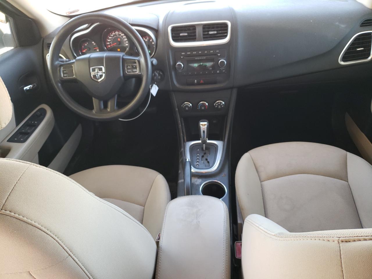 2013 Dodge Avenger White vin: 1C3CDZABXDN590162