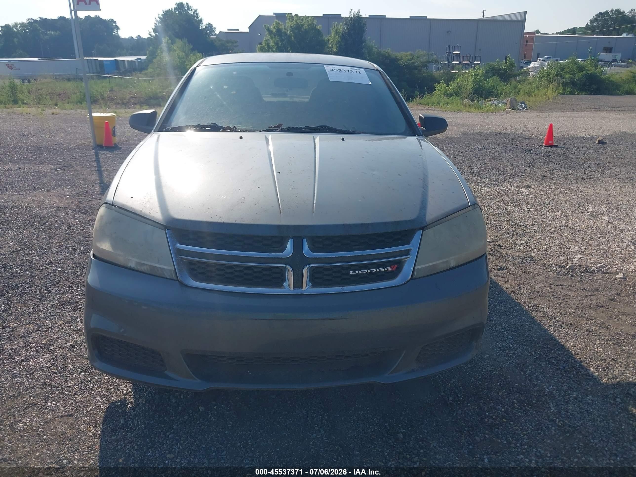 2013 Dodge Avenger Se Gray vin: 1C3CDZABXDN644477