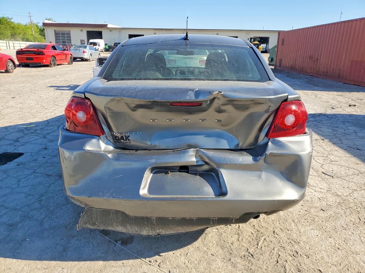 2013 Dodge Avenger Gray vin: 1C3CDZABXDN690617