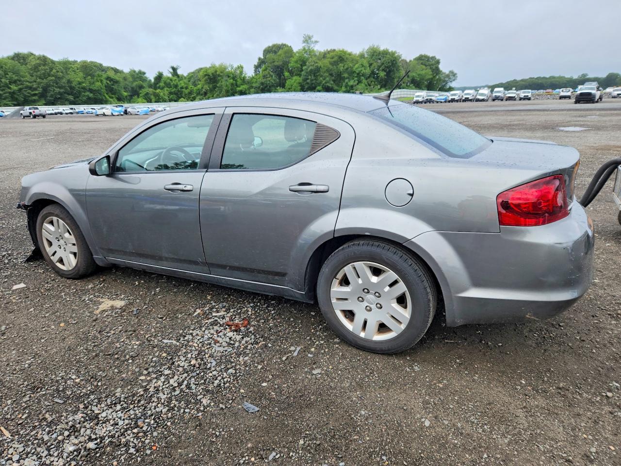 2013 Dodge Avenger Se Gray vin: 1C3CDZABXDN725690