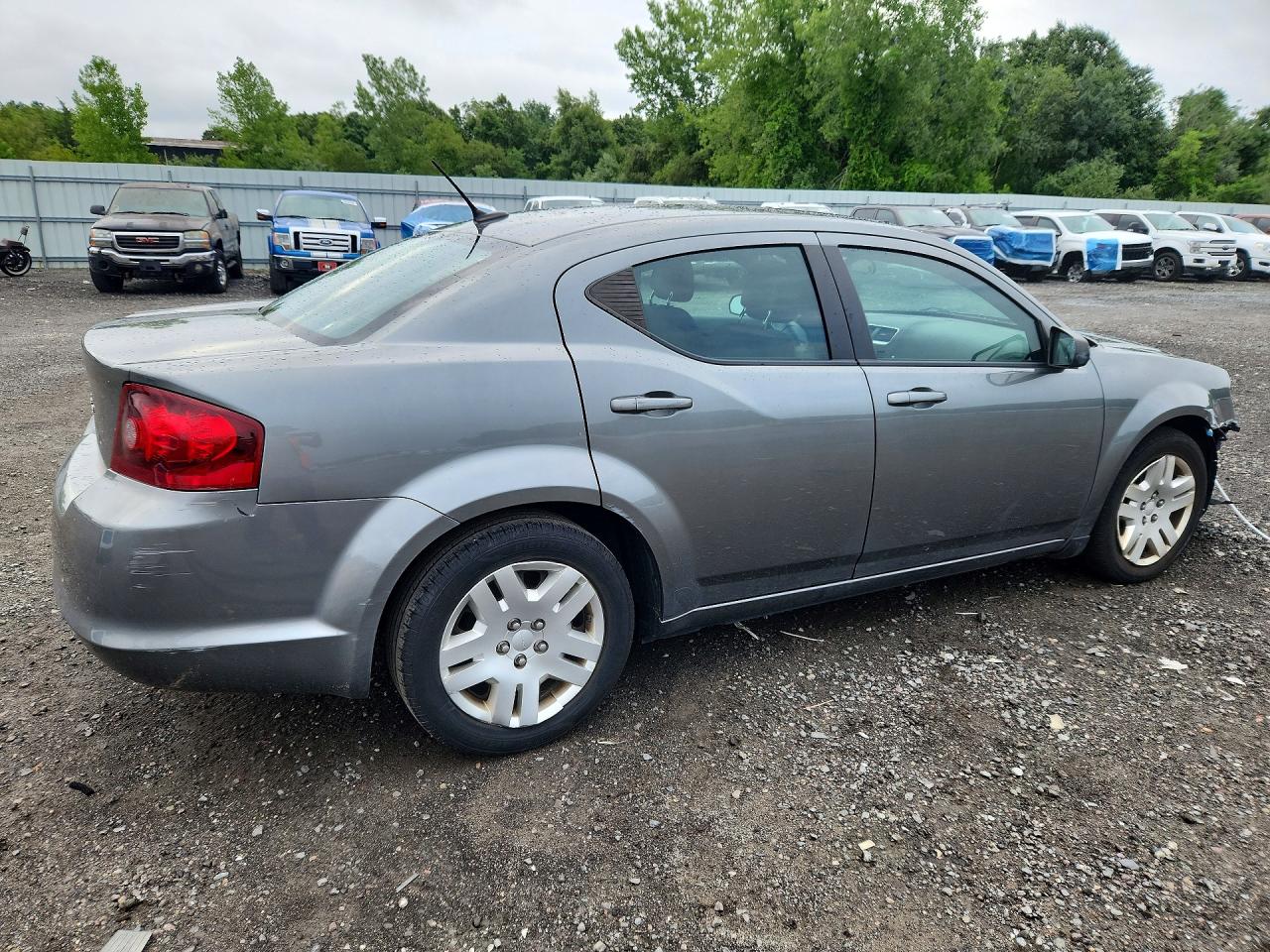 2013 Dodge Avenger Se Gray vin: 1C3CDZABXDN725690