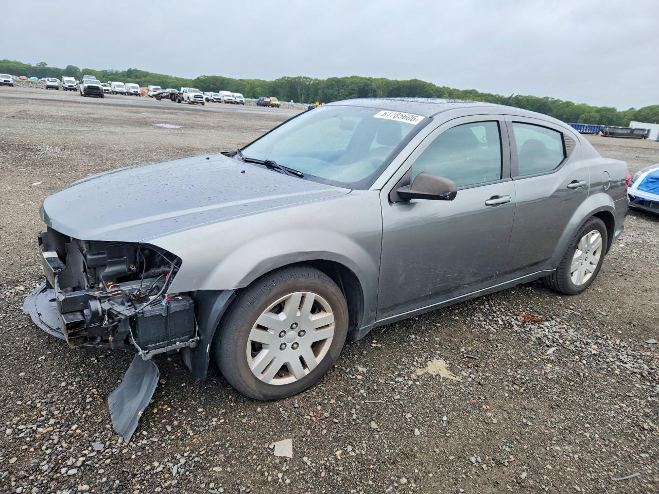 2013 Dodge Avenger Se Gray vin: 1C3CDZABXDN725690