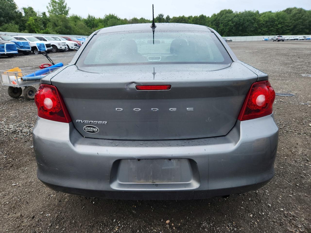 2013 Dodge Avenger Se Gray vin: 1C3CDZABXDN725690