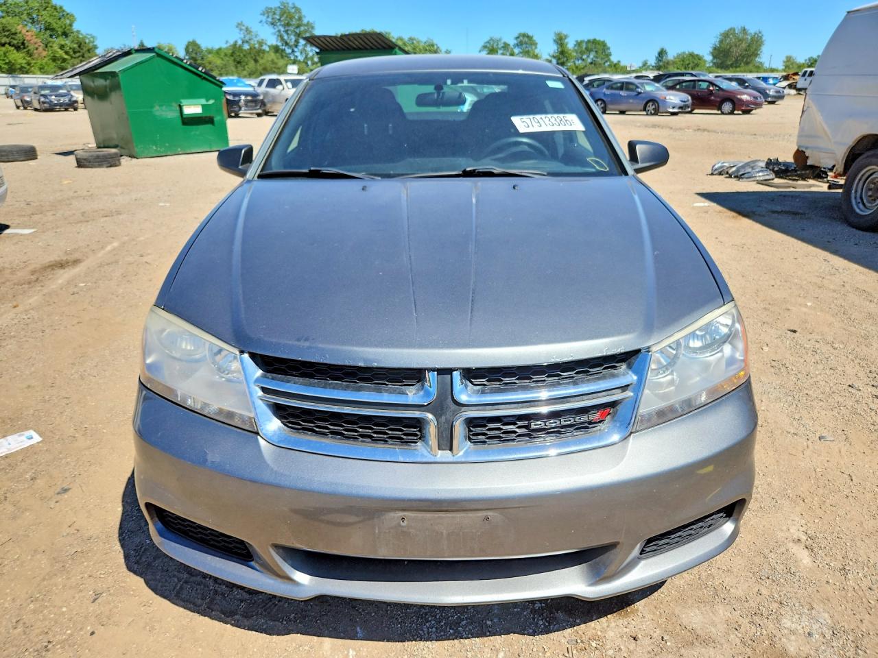 2013 Dodge Avenger Se Gray vin: 1C3CDZABXDN753263
