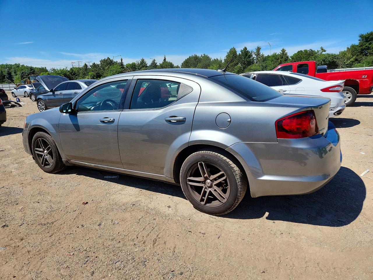 2013 Dodge Avenger Se Gray vin: 1C3CDZABXDN753263