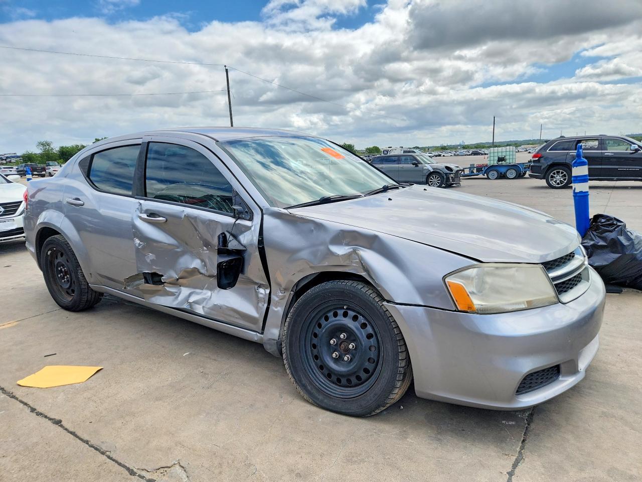 2013 Dodge Avenger Se Gray vin: 1C3CDZABXDN756485