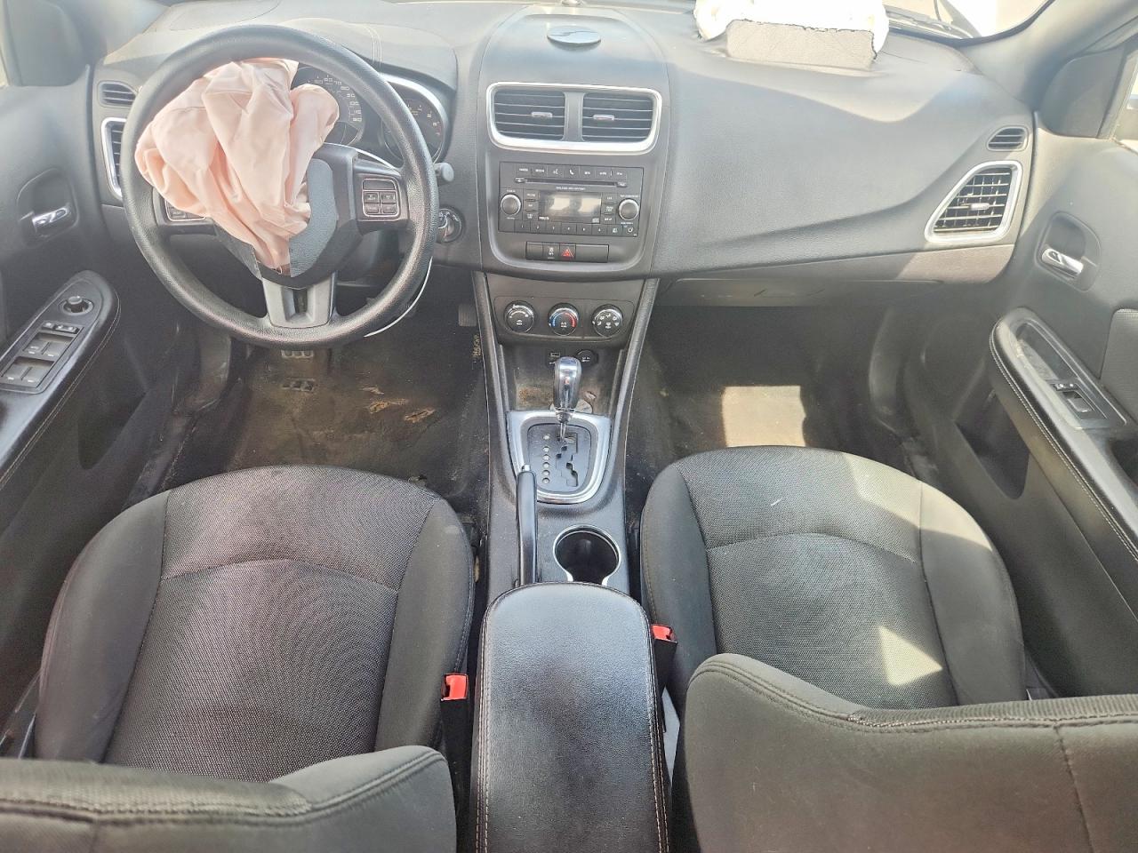 2014 Dodge Avenger White vin: 1C3CDZABXEN190006
