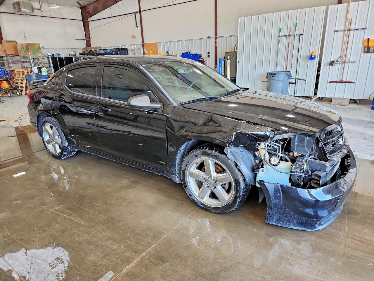 2014 Dodge Avenger Se Черный vin: 1C3CDZABXEN224221
