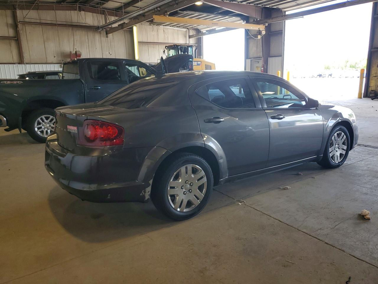 2014 Dodge Avenger Se Gray vin: 1C3CDZABXEN227488