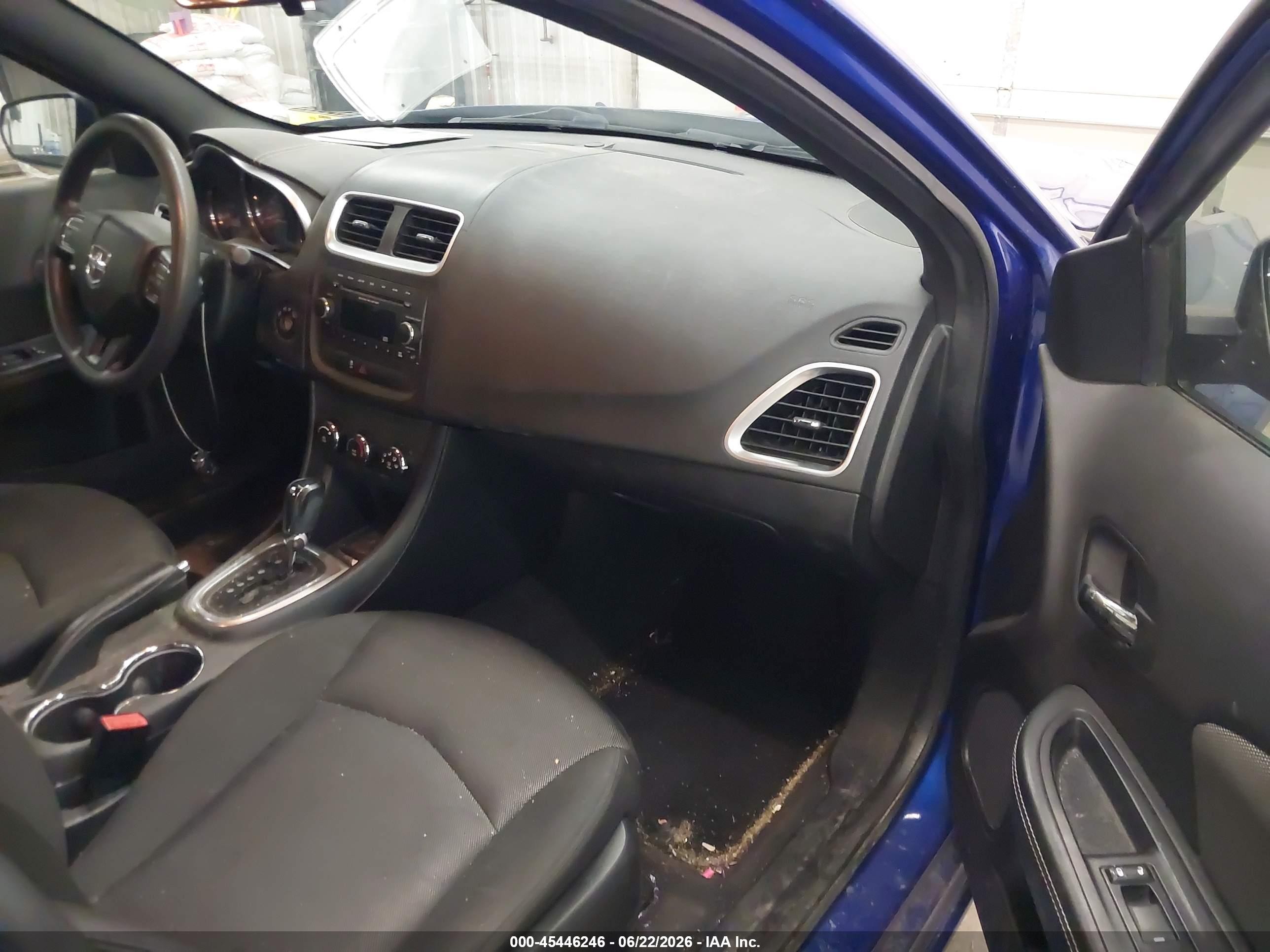2012 Dodge Avenger Se Blue vin: 1C3CDZAG1CN291265