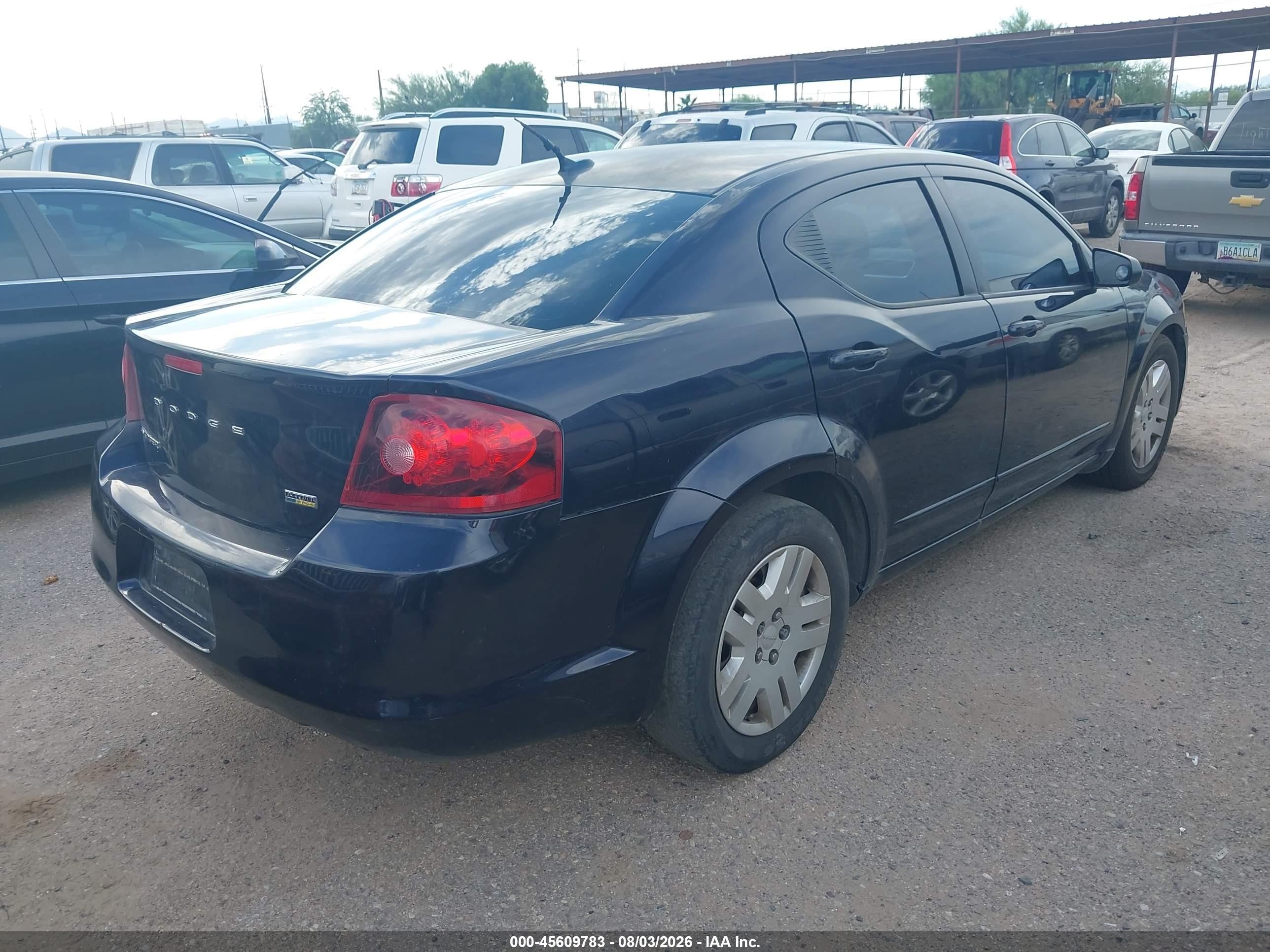 2012 Dodge Avenger Se Dark Blue vin: 1C3CDZAG1CN327746