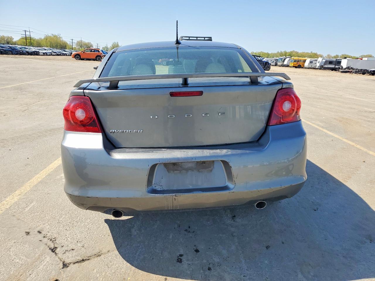 2013 Dodge Avenger Se Gray vin: 1C3CDZAG1DN548393