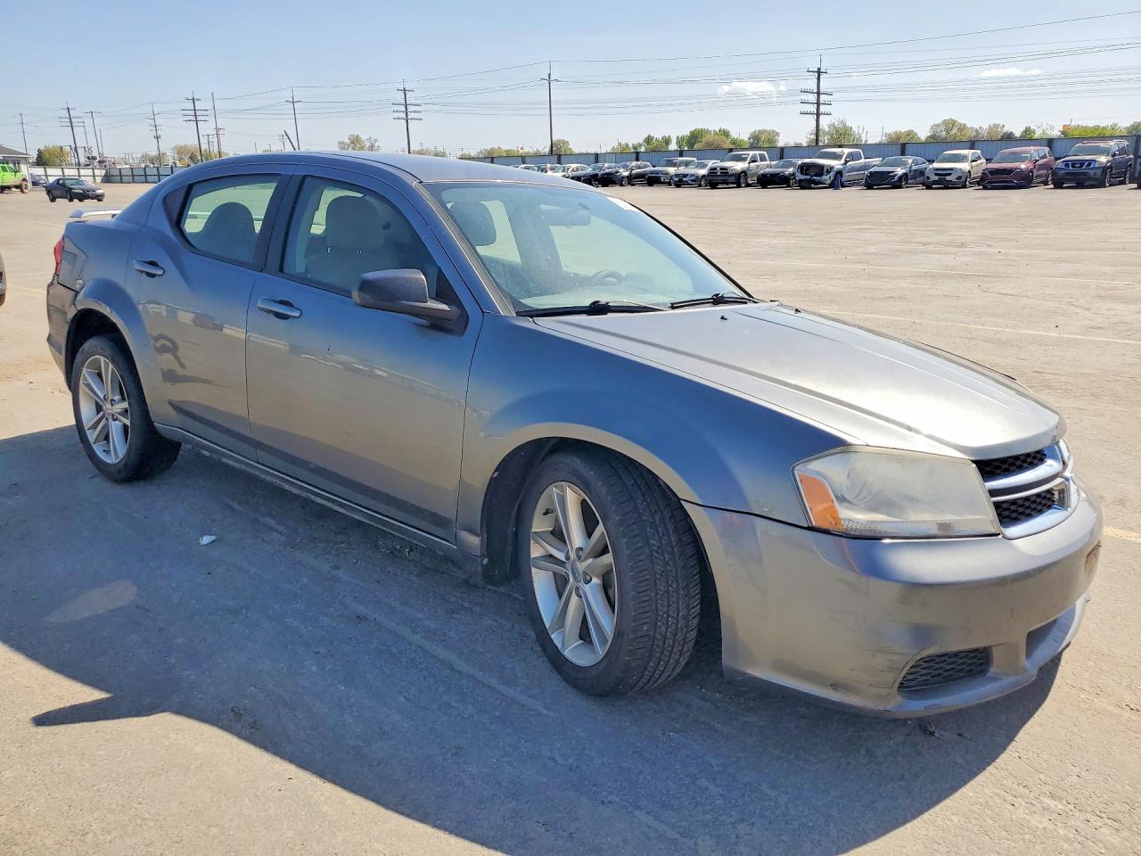 2013 Dodge Avenger Se Gray vin: 1C3CDZAG1DN548393