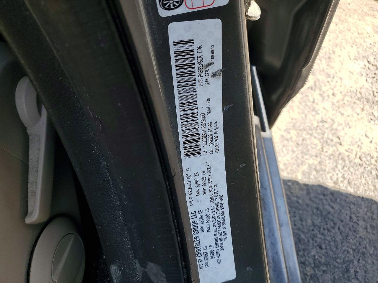 2013 Dodge Avenger Se Gray vin: 1C3CDZAG1DN548393