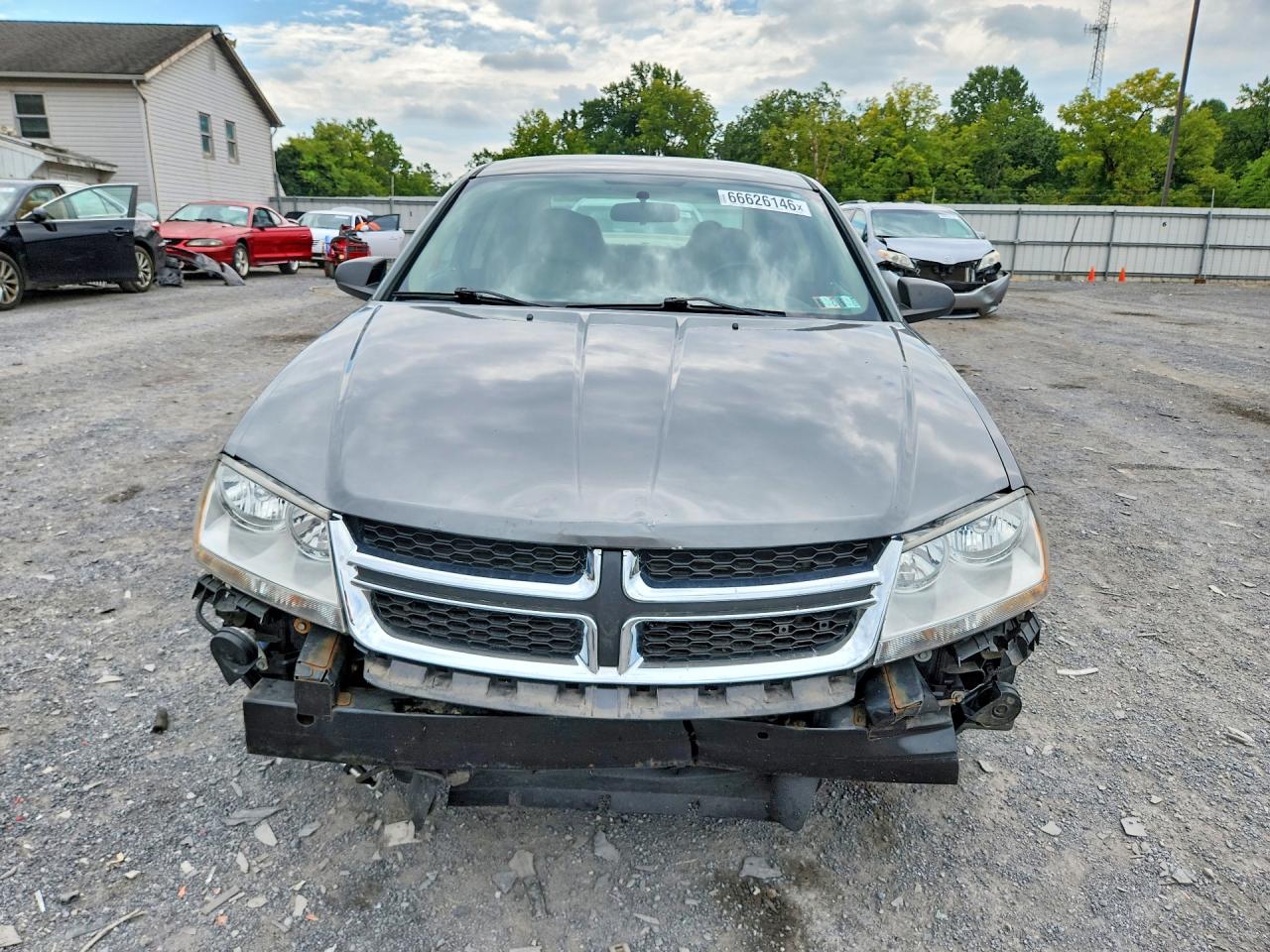 2013 Dodge Avenger Se Silver vin: 1C3CDZAG1DN766852