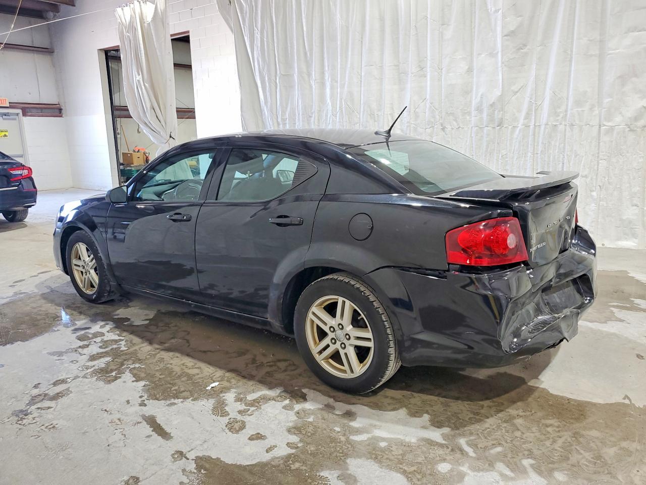 2014 Dodge Avenger Se Black vin: 1C3CDZAG1EN218237