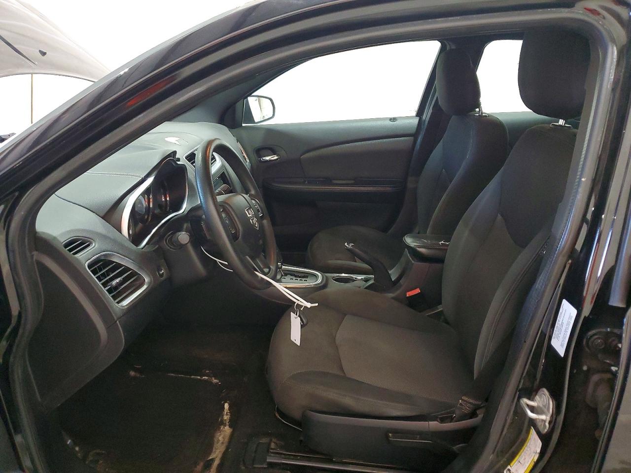 2014 Dodge Avenger Se Black vin: 1C3CDZAG1EN218237