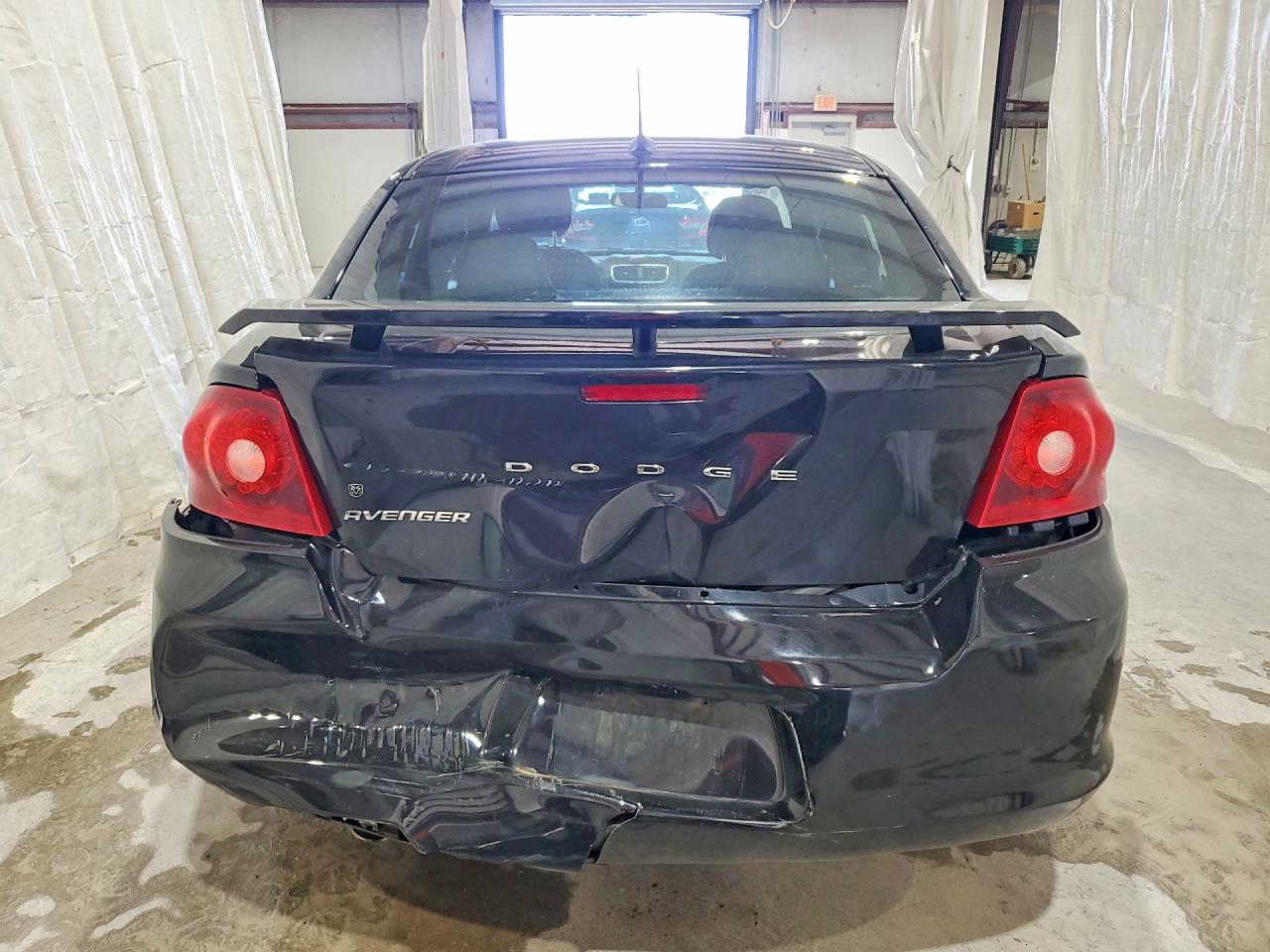 2014 Dodge Avenger Se Black vin: 1C3CDZAG1EN218237