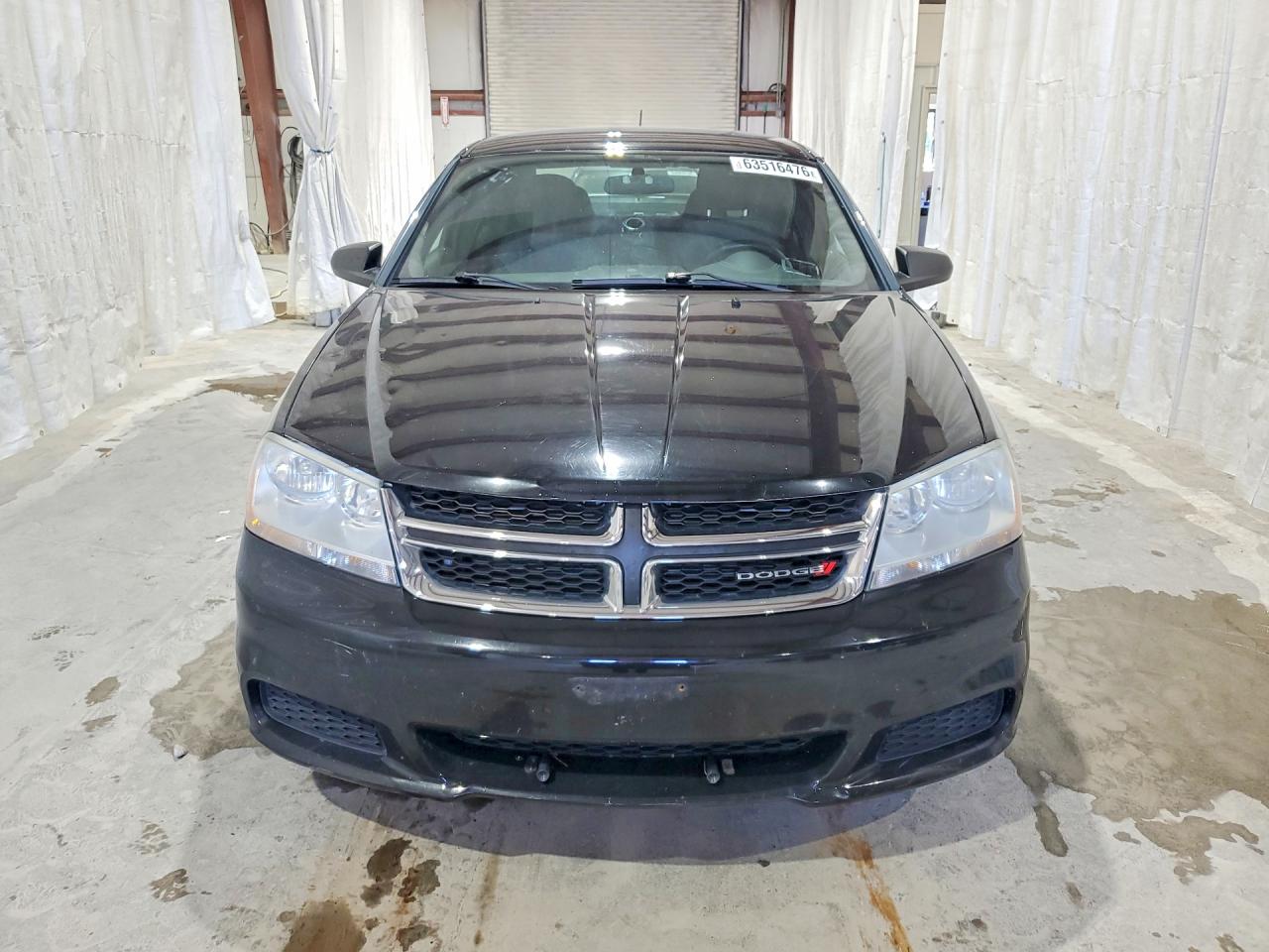 2014 Dodge Avenger Se Black vin: 1C3CDZAG1EN218237