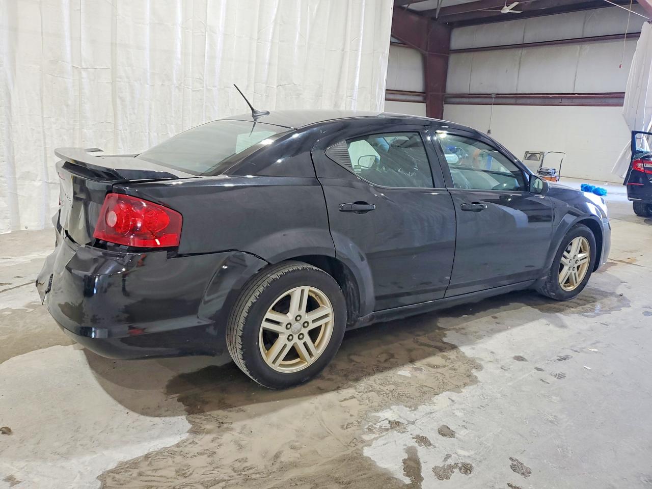 2014 Dodge Avenger Se Black vin: 1C3CDZAG1EN218237