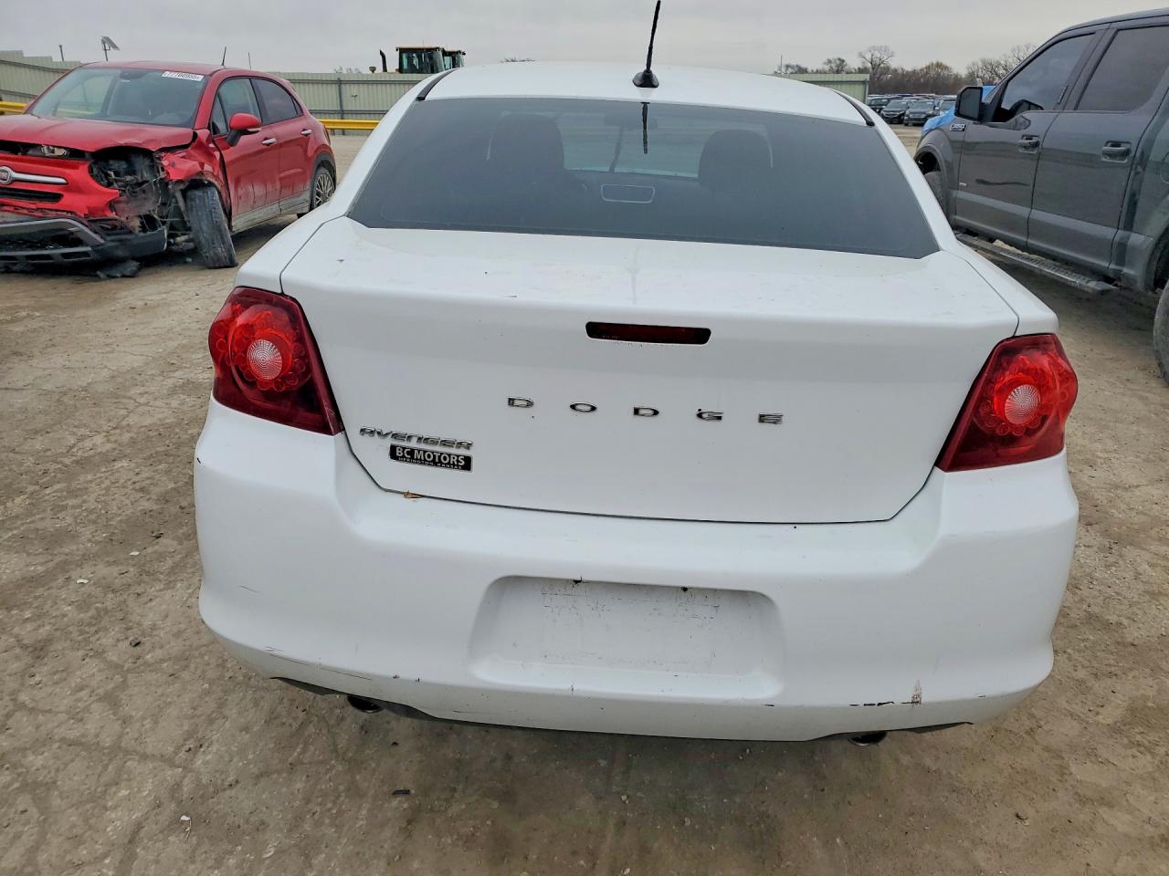 2013 Dodge Avenger Se White vin: 1C3CDZAG2DN749395