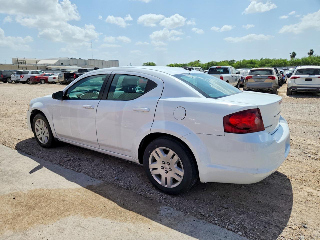 2013 Dodge Avenger Se White vin: 1C3CDZAG2DN760378