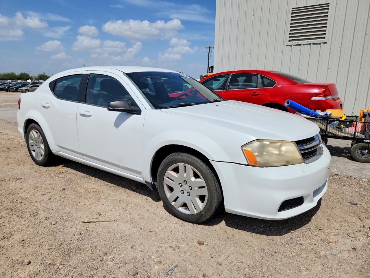 2013 Dodge Avenger Se White vin: 1C3CDZAG2DN760378