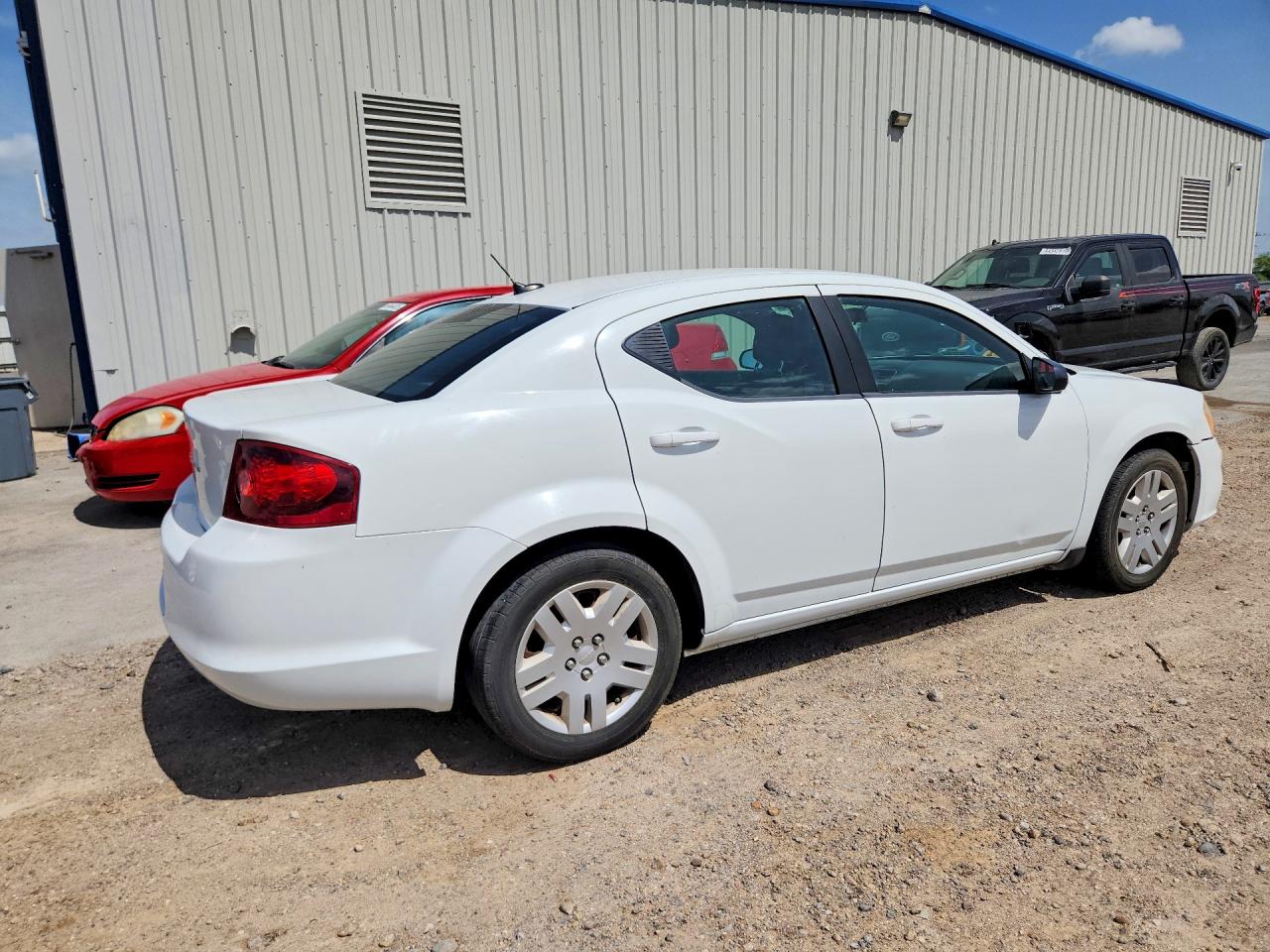 2013 Dodge Avenger Se White vin: 1C3CDZAG2DN760378