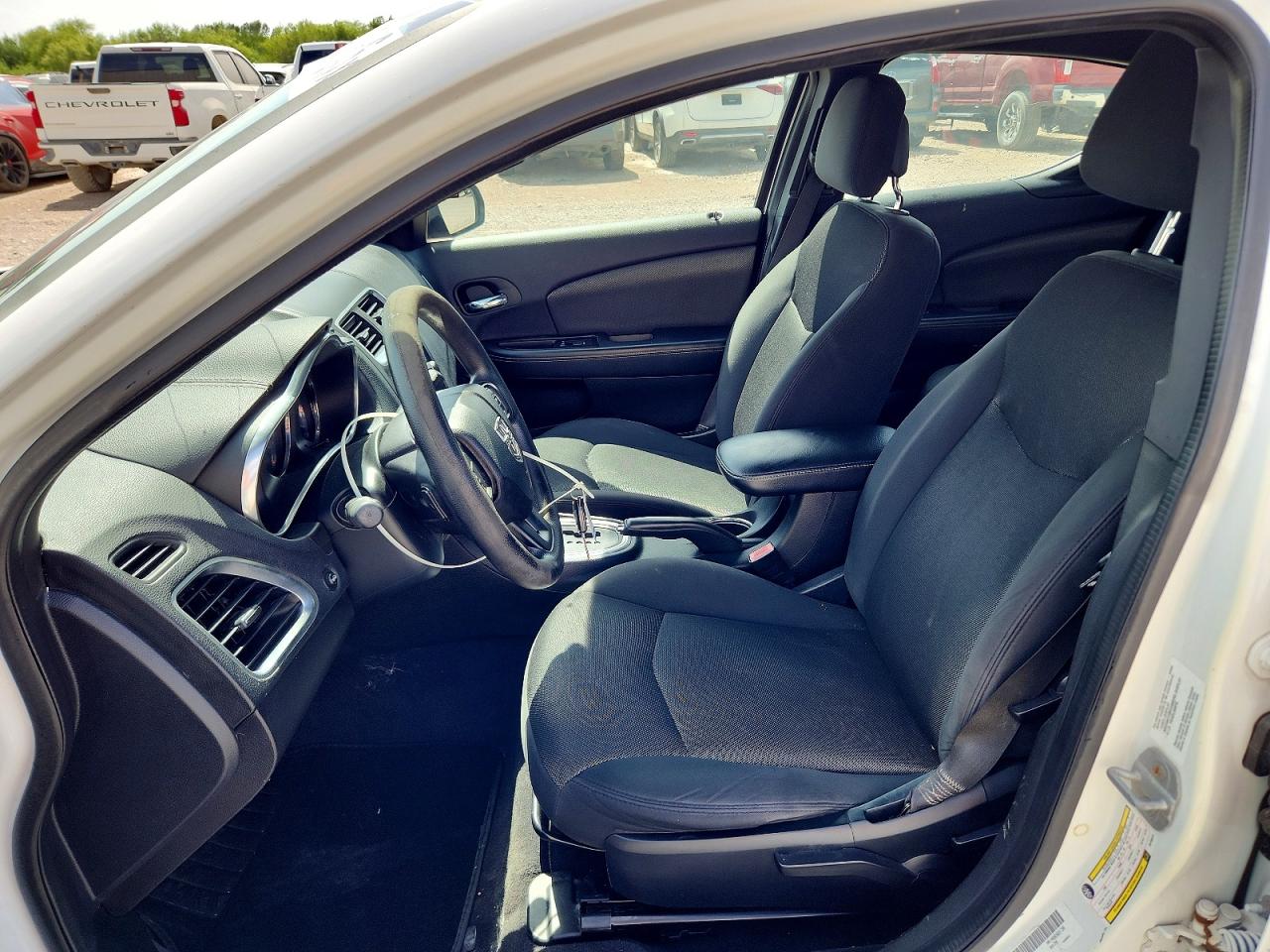2013 Dodge Avenger Se White vin: 1C3CDZAG2DN760378