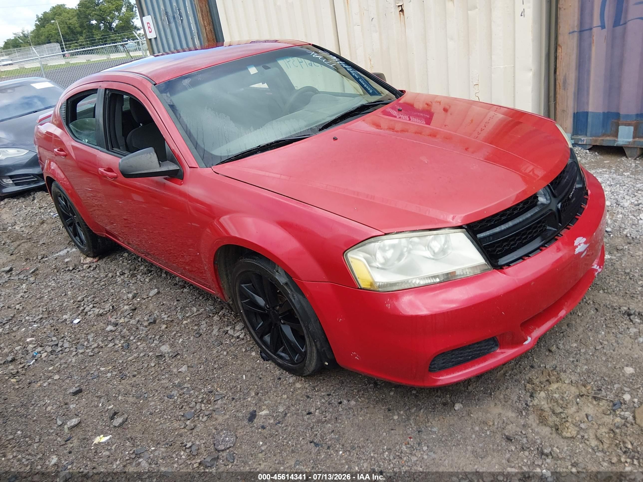 2014 Dodge Avenger Se Red vin: 1C3CDZAG2EN149462