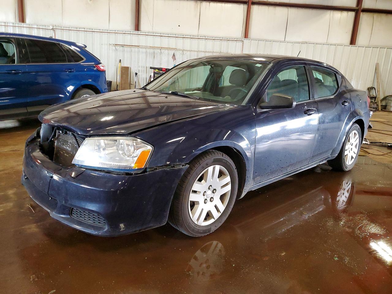 2014 Dodge Avenger Se Blue vin: 1C3CDZAG2EN175172