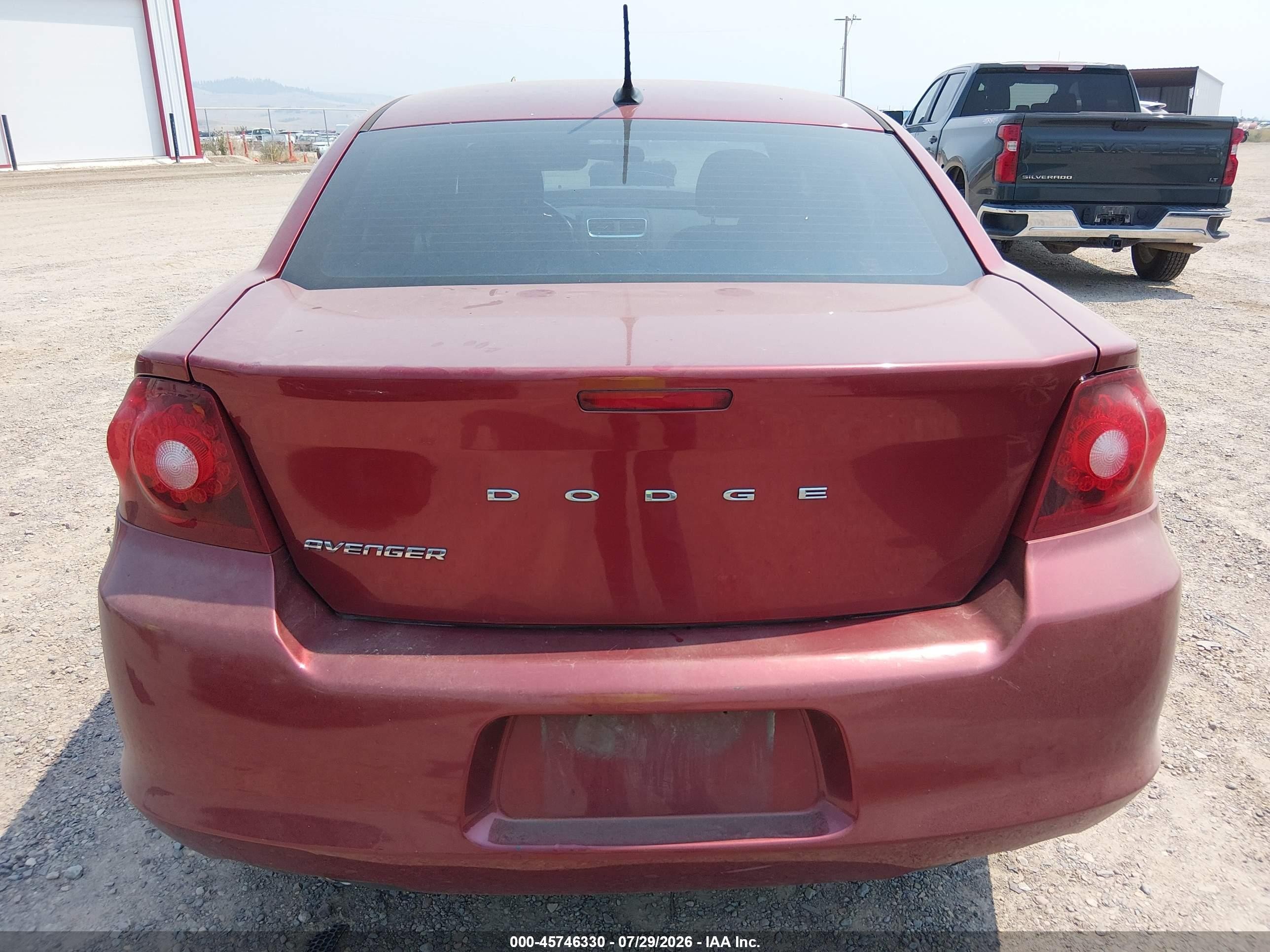 2014 Dodge Avenger Se Красный vin: 1C3CDZAG2EN217758