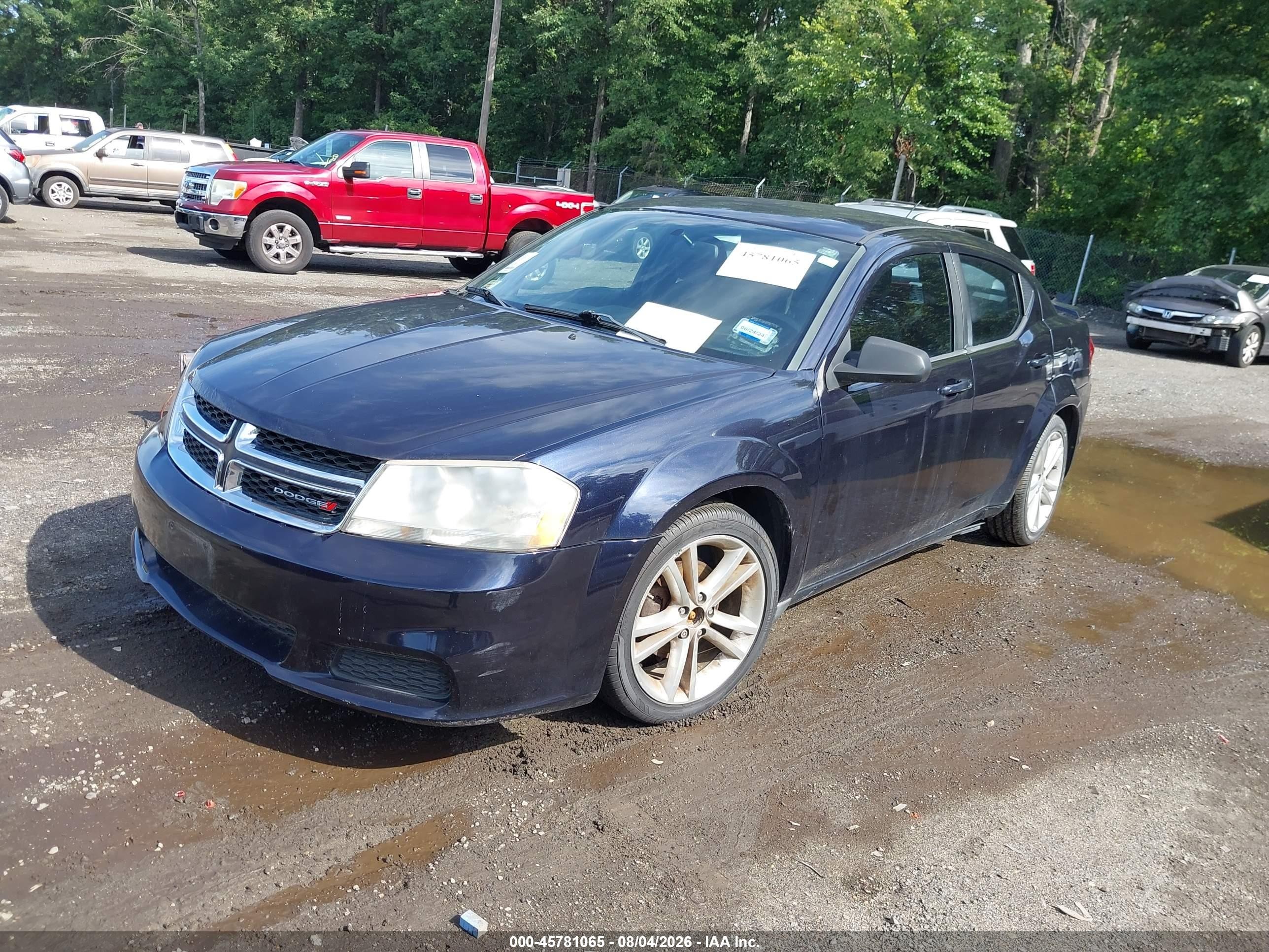 2012 Dodge Avenger Se Black vin: 1C3CDZAG3CN255075
