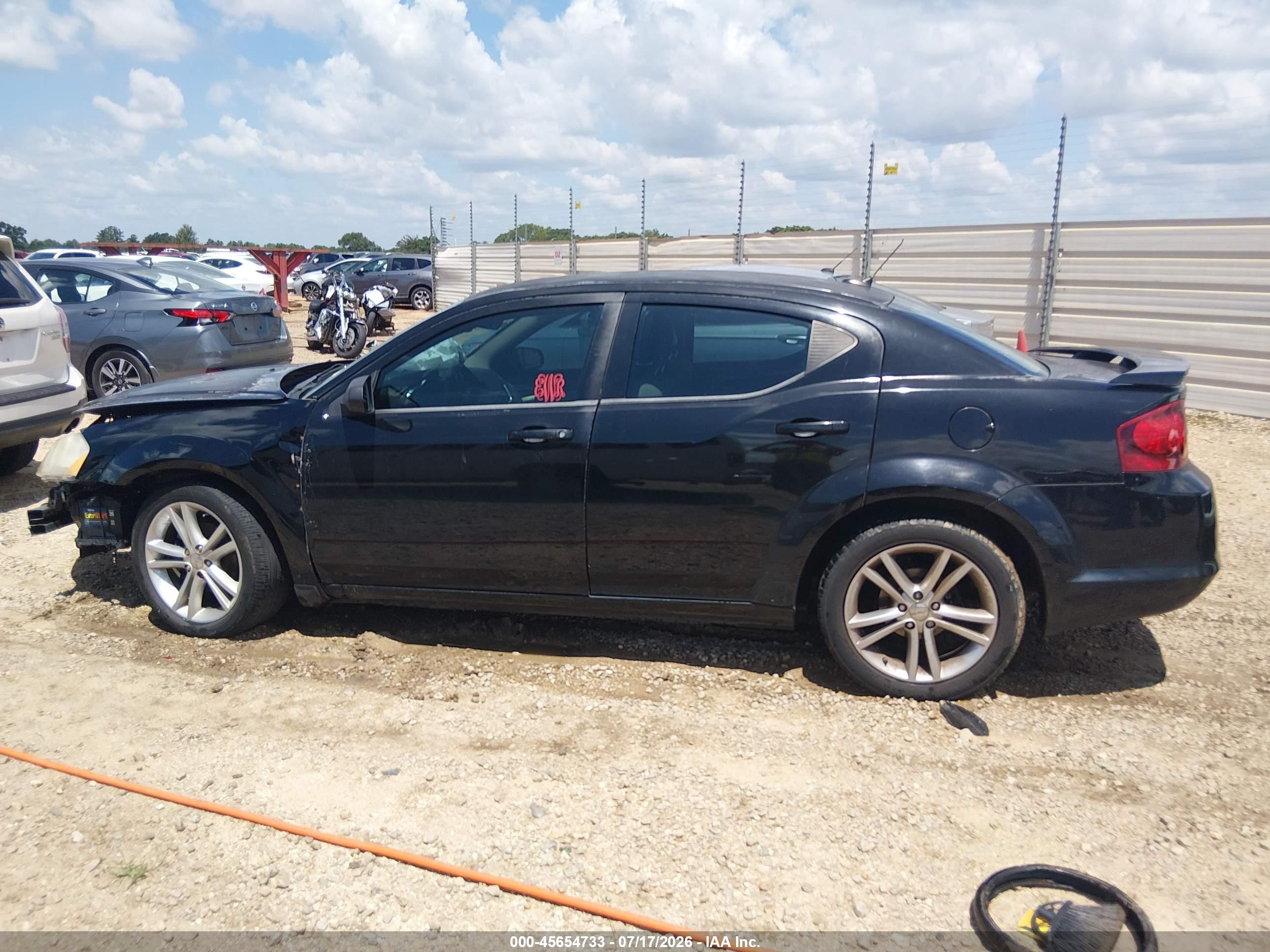 2013 Dodge Avenger Se V6 Черный vin: 1C3CDZAG3DN519610