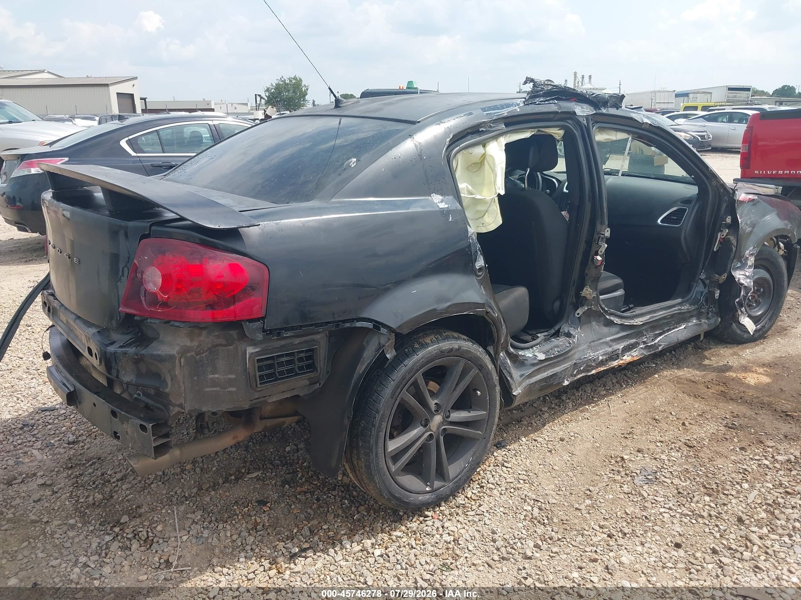 2013 Dodge Avenger Se V6 Black vin: 1C3CDZAG3DN748420