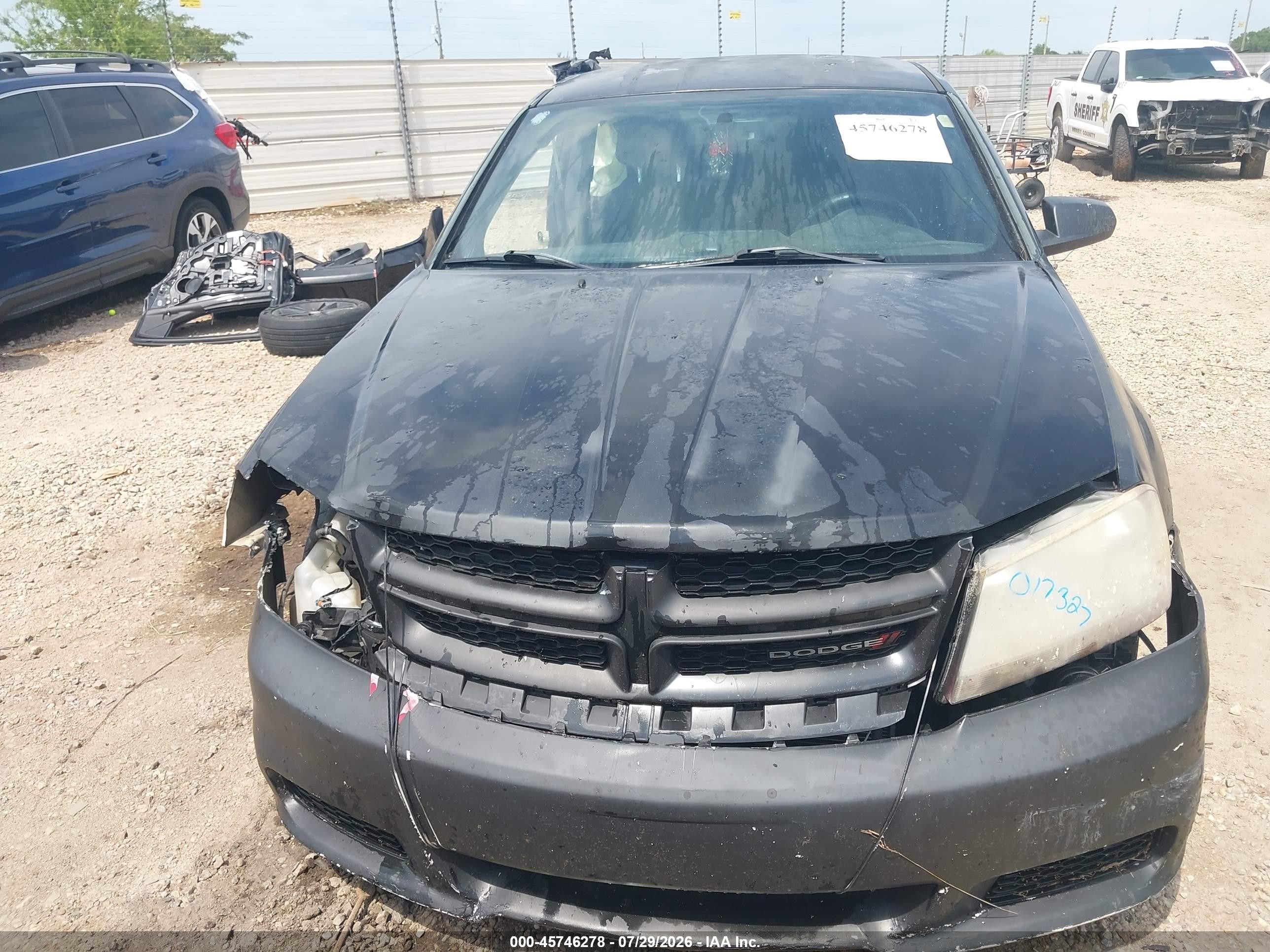 2013 Dodge Avenger Se V6 Black vin: 1C3CDZAG3DN748420