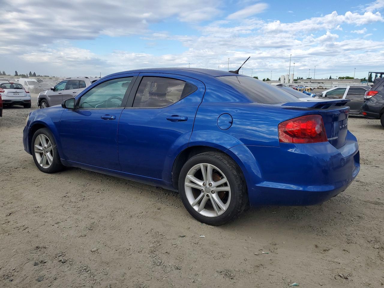 2013 Dodge Avenger Se Blue vin: 1C3CDZAG3DN769106