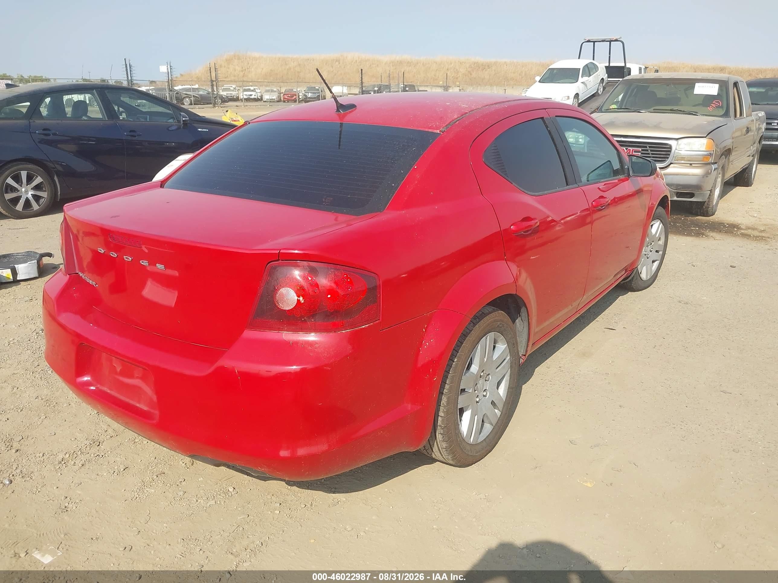 2014 Dodge Avenger Se Красный vin: 1C3CDZAG3EN177576