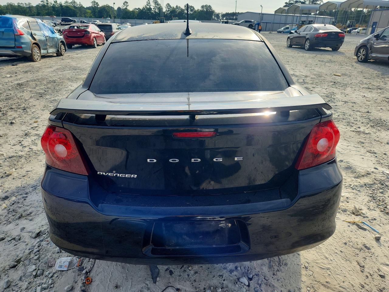 2012 Dodge Avenger Se Black vin: 1C3CDZAG4CN255666