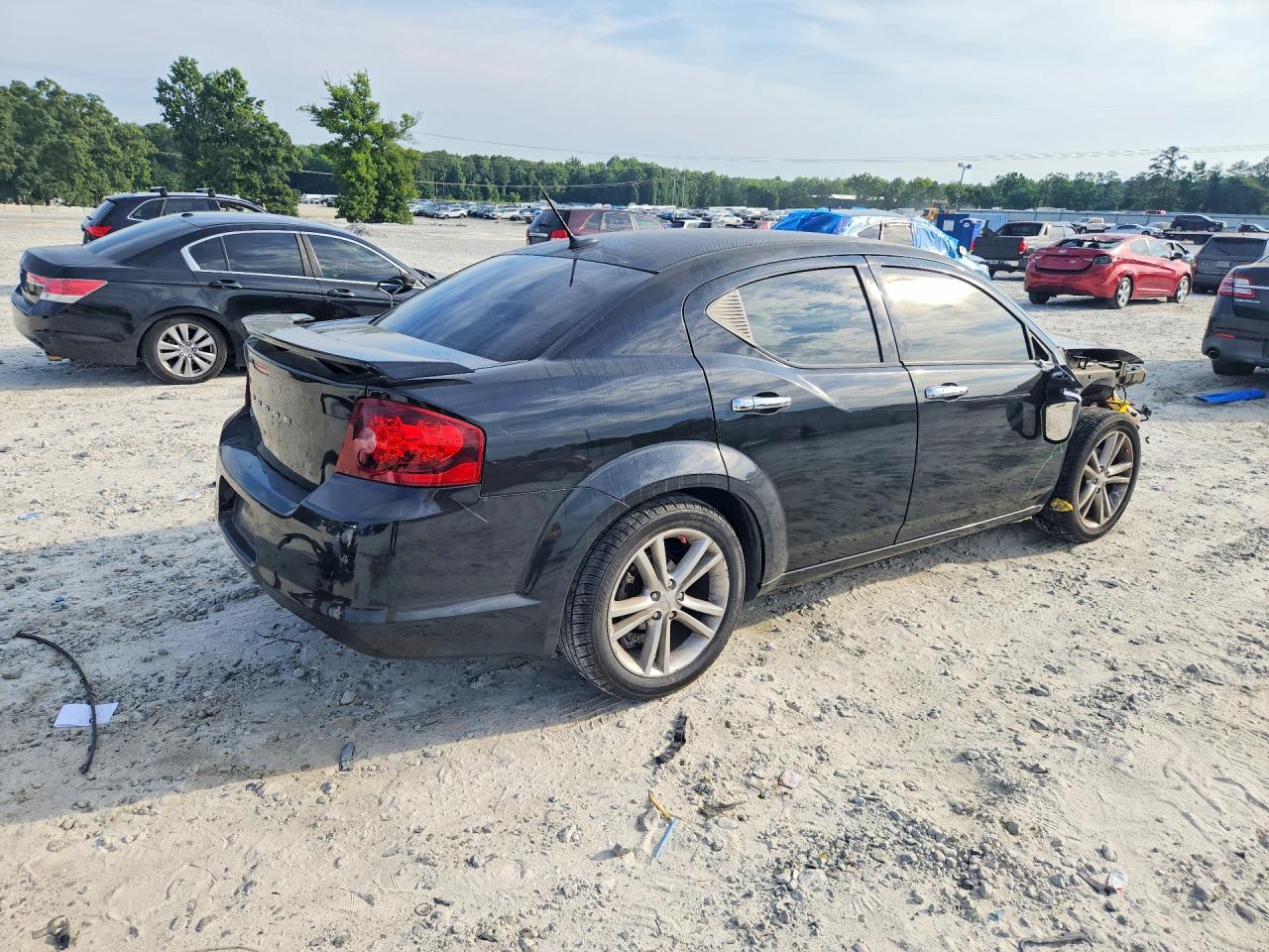 2012 Dodge Avenger Se Black vin: 1C3CDZAG4CN255666