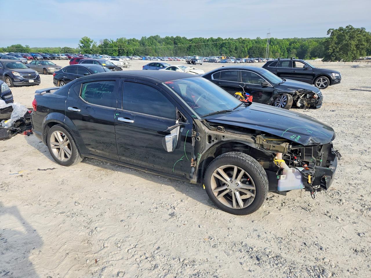 2012 Dodge Avenger Se Black vin: 1C3CDZAG4CN255666