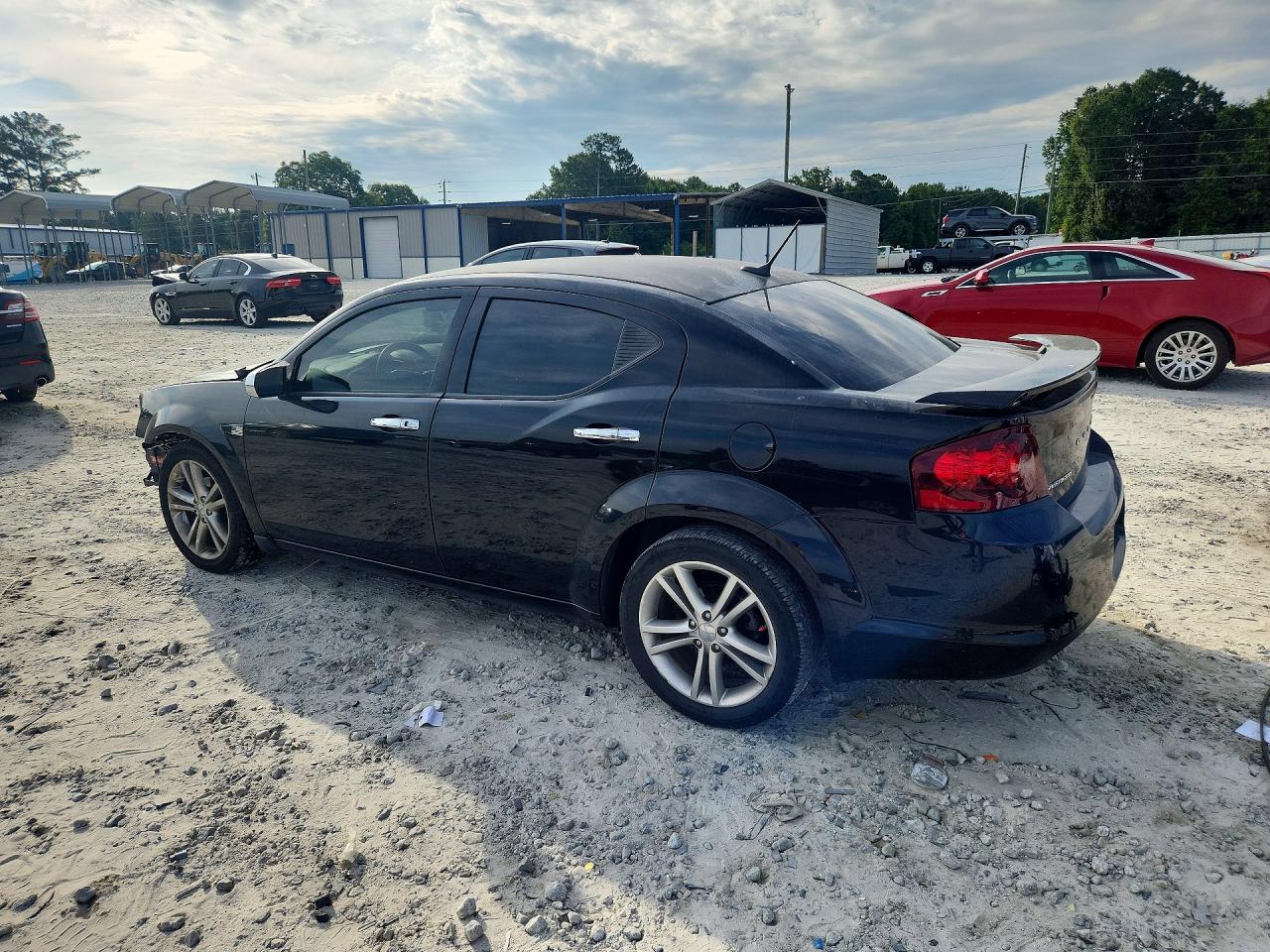 2012 Dodge Avenger Se Black vin: 1C3CDZAG4CN255666
