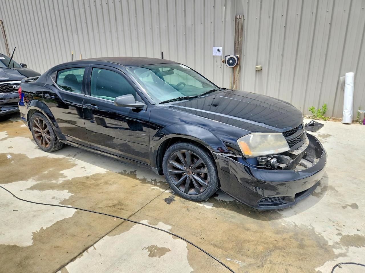 2014 Dodge Avenger Se Black vin: 1C3CDZAG4EN104135