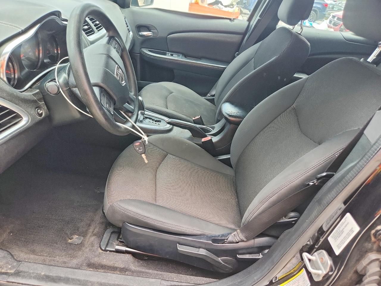2014 Dodge Avenger Se Black vin: 1C3CDZAG4EN104135