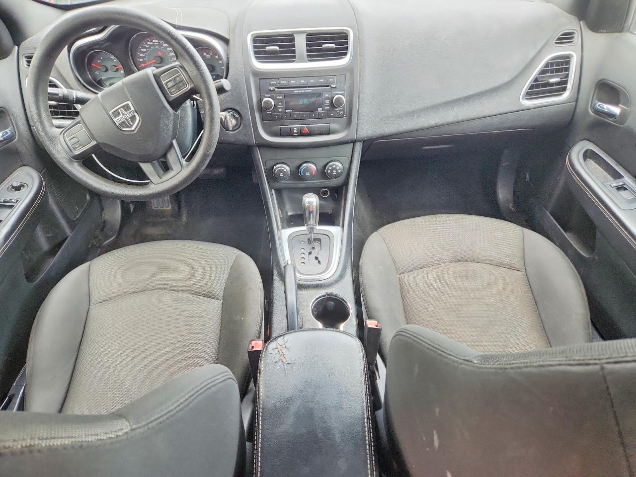 2014 Dodge Avenger Se Black vin: 1C3CDZAG4EN104135
